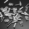 Blulu 20 Pack Mirror Holder Clips for 6 mm in