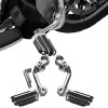 TCMT Adjustable Long Highway 1-1/4" 1.25" Bars Foot Pegs Fit