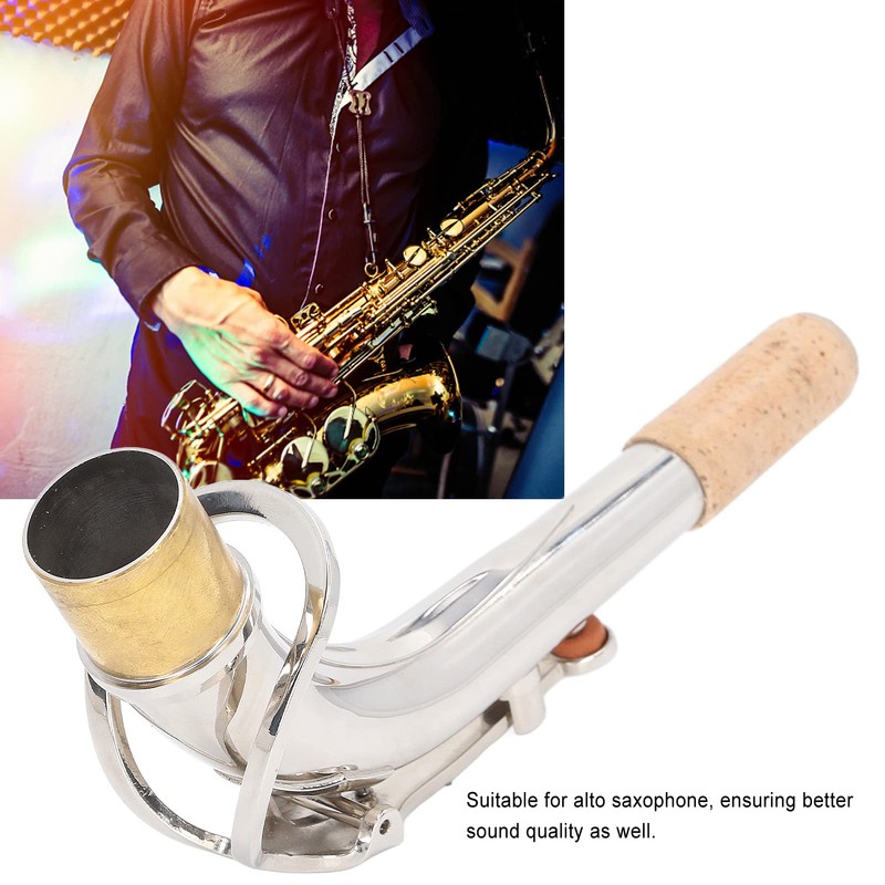 Alto Saxophone Neck Bend 24.5mm Alto Saxophone Bending Neck Brass