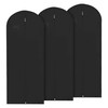 HANGERWORLD 3 Black 60 Inch Breathable Garment Dress Cover Bags