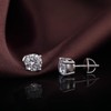 Mens Diamond Earrings Screw Back Mens Stud Earrings CZ Diamond