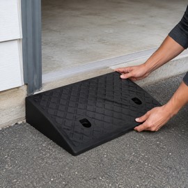Portable Threshold Ramp for Wheelchairs, Scooters, Cars & Pets - Non-Slip Step Access Ramp