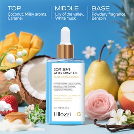 Yunmeng After Shave Oil Women for Ingrown Hair and Razor Burns, Razor Bumps Stopper Soothing & Hydrating Post Shave Oil, Fast Absorption, Sensitive Skin Safe, 100ml, Coconut and Thymus Vulgaris