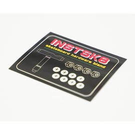 INSTSK8 Axle Nut King Nut Bearing Spacer Axle Washer Pivot Bush Truck Parts Set Skateboard Skateboard Skateboard (Silver)