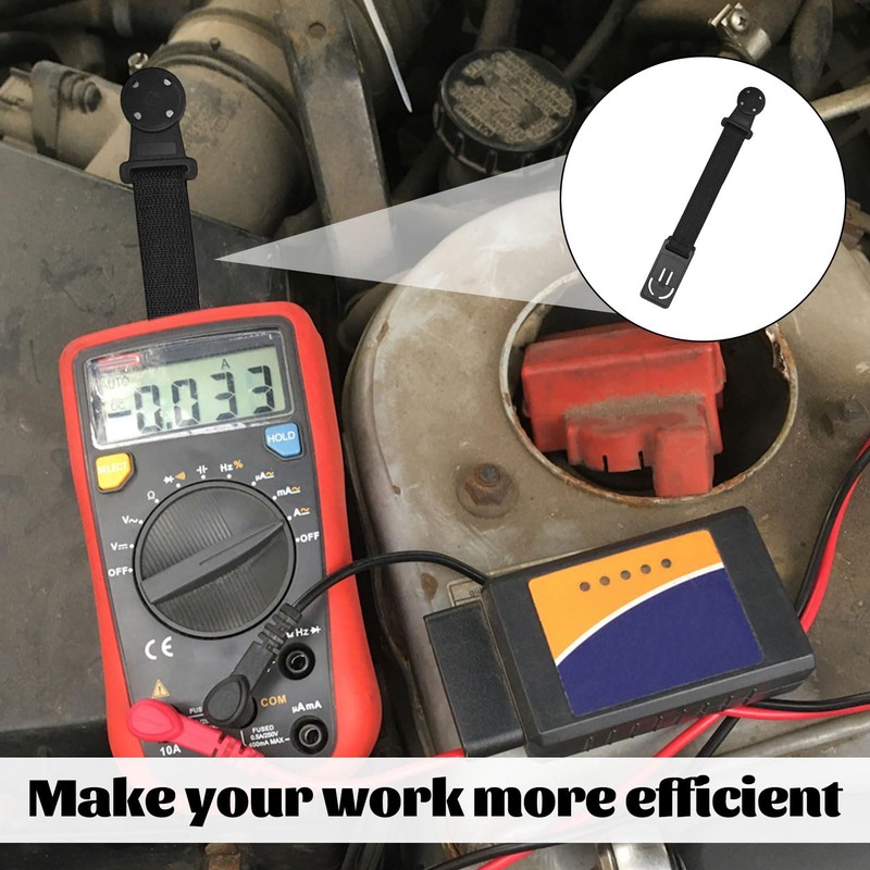 Multimeter Magnetic Hanging Strap,1 Set Adjustable Magnetic Strap Kit,Hanging Loop