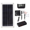 Solar Panel Fan Kit with 30A Controller Polysilicon 10W 18V