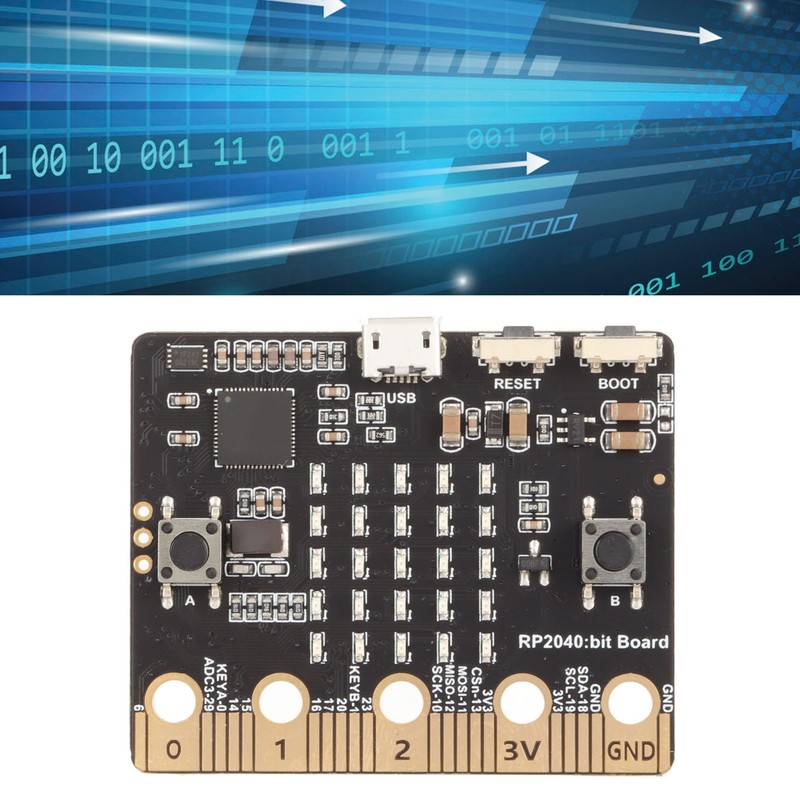 RP2040 Micro Bit Development Board for Raspberry PICO with LED