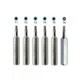 Torx Star Screwdriver Bits Set T1,T2, T3, T4, T5,TR6 /T6H Security pocket knives