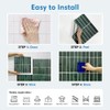 COMSTICKC Dark Green Peel and Stick Backsplash,10 Pcs 12''x12'', Forest