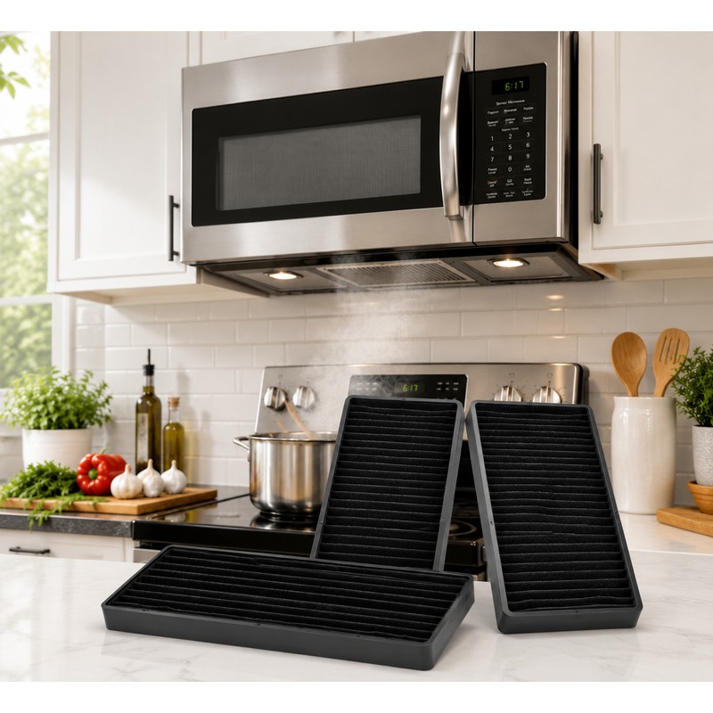 Microwave Charcoal Filter Replacement for GE Models – 3 Pack