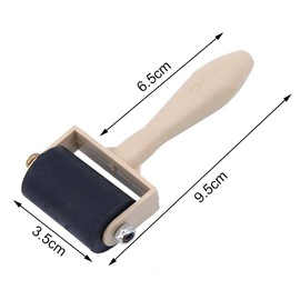 3 Pcs Rubber Brayer Rollers Ink Applicator Printmaking Art Craft Rollers Paint Brushes for Craft Projects Ink Stamping Lino Printing Ink Lino Ink