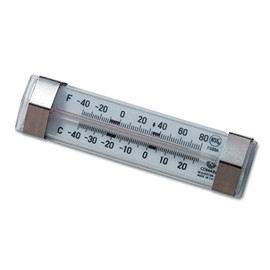 Comark FG80AK Commercial Refrigerator Thermometer, Commercial Freezer Thermometer (Glass Tube Thermometer, Commercial Grade Thermometer), Refrigerator/Freezer Thermometer, Multicolor