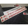 5.3L Performance Decals (2-Pack) Vortec V8 Engine Hood Stickers Truck