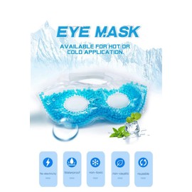 GEL SLEEP EYE MASK.RELIEVES STRESS AND REDUCES PUFFINESS