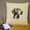 Azeeda 40cm x 40cm 'German Shorthaired Pointer' Canvas Cushion Cover