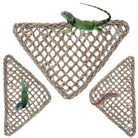 2 Pcs Reptile Hermit Crab Climbing Lizard Grass Mattress Pet Grass Mat Toys Accessories