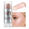 GL-Turelifes Blush Stick Blush Cream Moisturizing, Highlighter&Trimming Rouge Pen, Glow