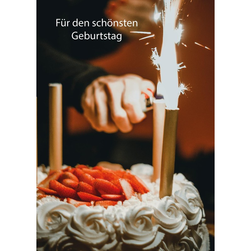 The Life Barn XXL A4 Postcard Happy Birthday Congratulations for