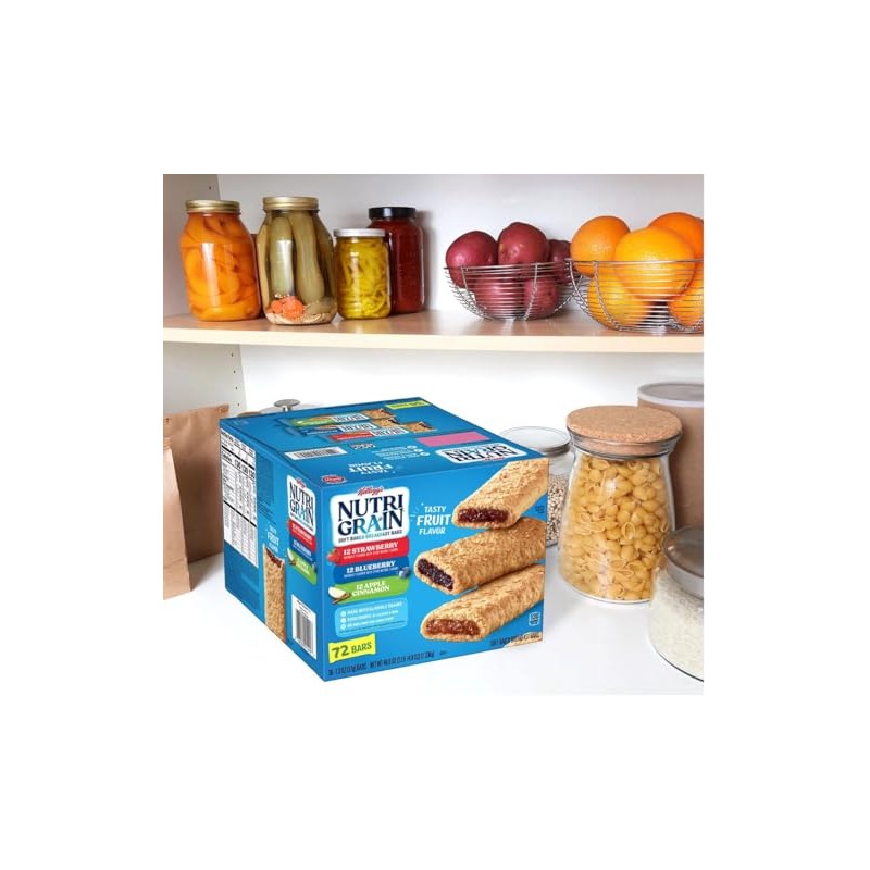 Soft Baked Breakfast Bars, Made with Whole Grains, Kids Snacks,