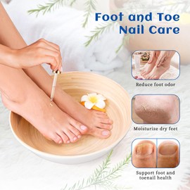 HIQILI Tea Tree Oil for Nail & Skin Care, Strengthens Nails