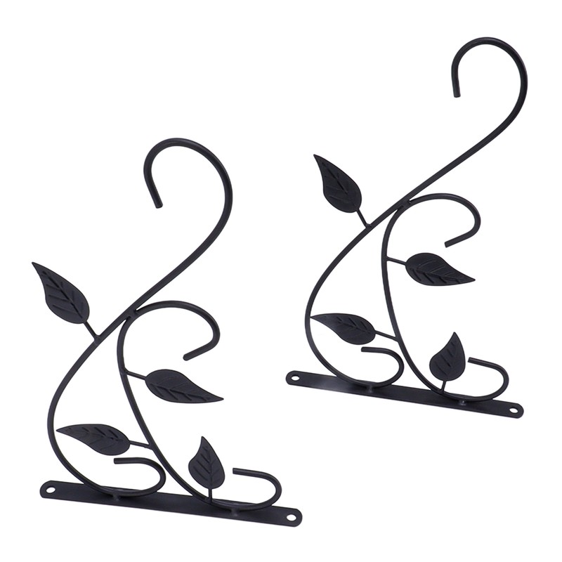 2pcs Hanging Plant Bracket Heavy Duty Rust Resistant Durable Iron