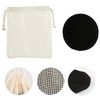 Luckious 24 PCS Bamboo Fiber Makeup Remover Pads - Reusable