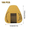 100 Pcs Nail Forms for Acrylic, Gold Horseshoe Nail Extension
