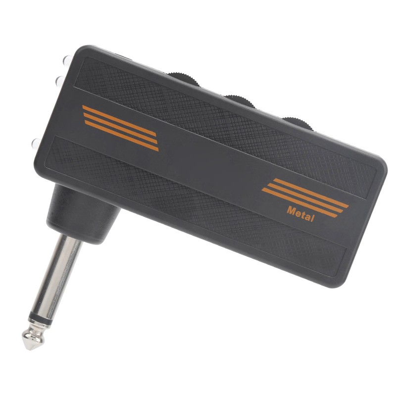 Plug Amp Electric Guitar Headphone Amplifier Chargeable Portable Distortion Effect