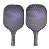 2PCS Pickleball Paddles Set Fiberglass Lightweight Pickle Ball Rackets with