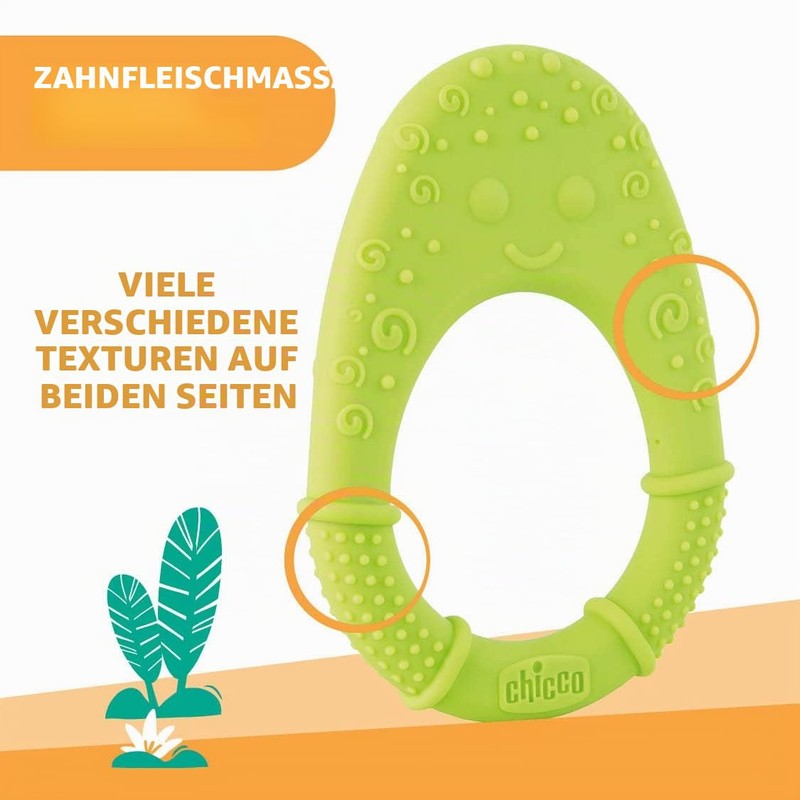 CHICCO - Teether Soft 2 Months + Green