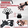 GOORFAC Hand Trainer Finger Trainer (6 Pieces) Grip Strength Training