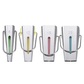 HARFINGTON Bias Tape Maker Kit 6mm 12mm 18mm 25mm Single and Double Fold Fabric Bias Binding Maker Sew Tool for Fabric Patchwork Quilting Sewing Crafting DIY, 4 Colors