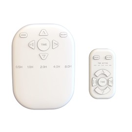 White Noise Sound Machine, Wireless Sound Machine with 36 Relaxing Sounds Including Nature Sounds and White Noise, Small Speaker for Home, Office, Hotel,Toilet, Travel. (White, Speaker and controller)