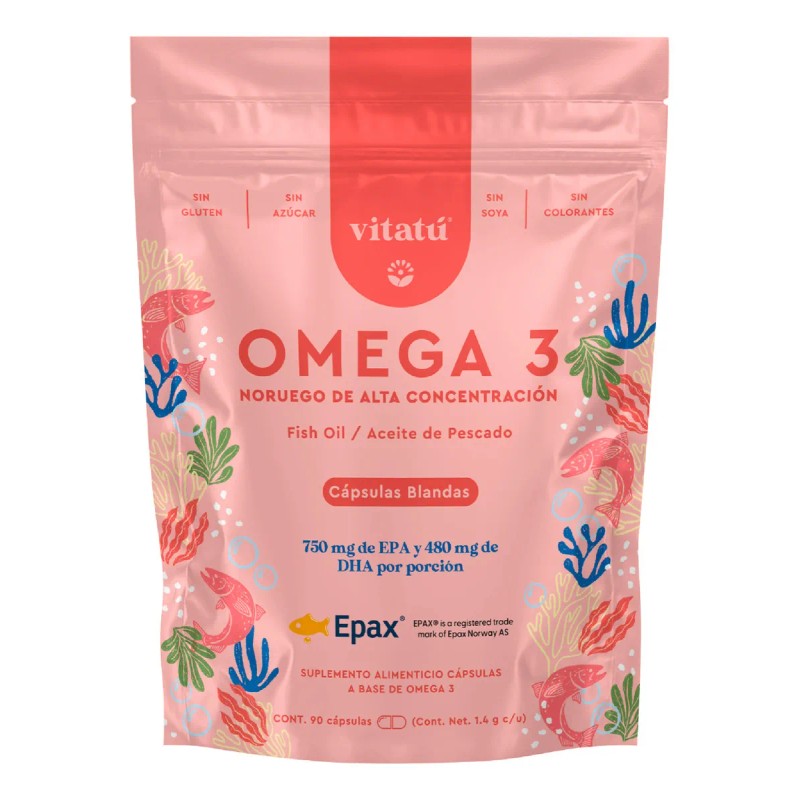 Vitatú | Omega 3 De Salmón Noruego Sabor Sin sabor