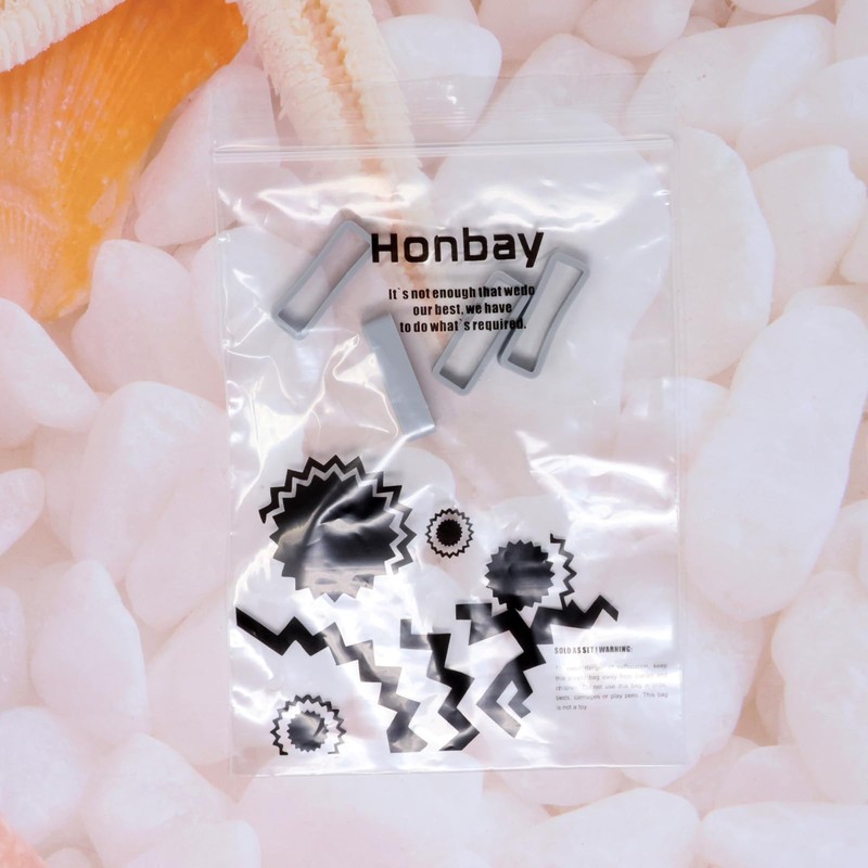 Honbay 4PCS 18mm Rubber Replacement Watch Band Loops Silicone Watch