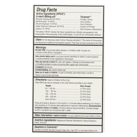 UD_Loma for Lux Laboratories Acne Pill 60 Count Quick Dissolving Chewable Skin Care Product
