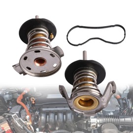 MITZONE Engine Coolant Thermostat 192.2℉ 203℉ Compatible with 2008 2009 2010 Ford F250 F350 F450 F550 6.4L 8C3Z8575D RT1212