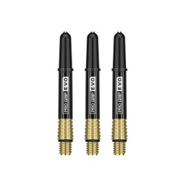 Target Darts Gold Pro Grip Evo Aluminium Dart Shafts Short