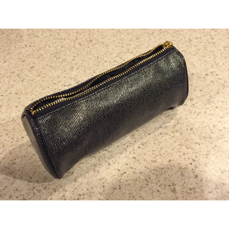 BareMinerals Bare Escentuals Black Triangle/Tube Bag Brand New Zippered