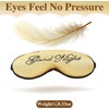WIZBIOTECH Sleep Mask, 100% Real Natural Good Night Eye Mask