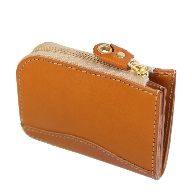 Porco Rosso L-Shaped Zip Wallet [sokunou], red