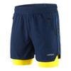 Lixada Men 2 in 1 Running Shorts Quick Drying Breathable