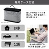 Yamazen AHT-3526M(LGY) Bead Cushion, Cushion Table, Above Knee, Removable Top,