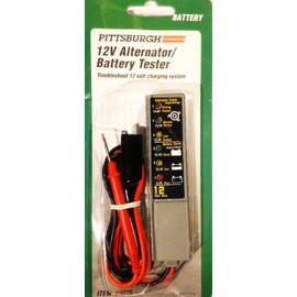 Alternator Battery Tester with Red, Green, Yellow LED Lamps