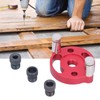 Vertical Dowel Jig Round Aluminum Alloy Self Centering Drill Guide