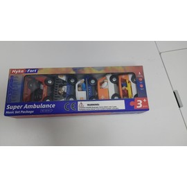 Giant bean Magnetic Rescue Train Car Set with Sound & Light for Kids 3+