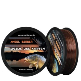 Angel-Berger Special Line Fishing Line Target Fishing Line Eel, Trout, Pike, Zander, Carp, Cod, White Fish (Carp, 0.25 mm / 6.00 kg)