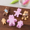 Kai Corporation DL7254 Cookie Cutter, Cat Cookie Cutter, Pink, Baking