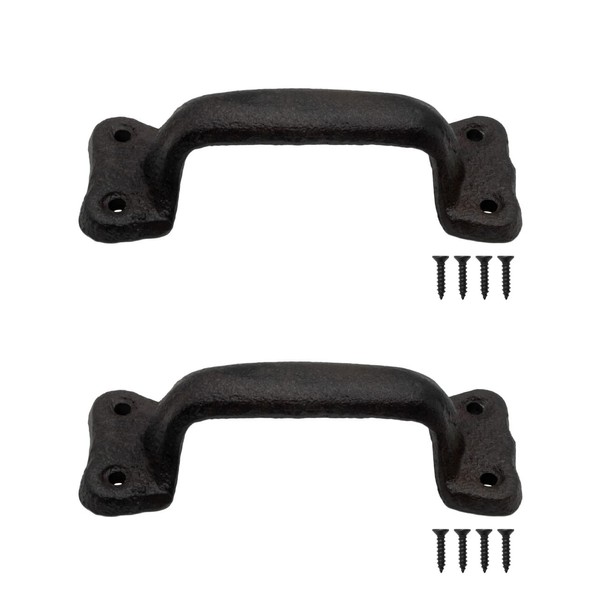 Fuxxer® Set of 2 Solid Rustic Door Handles Furniture Handles