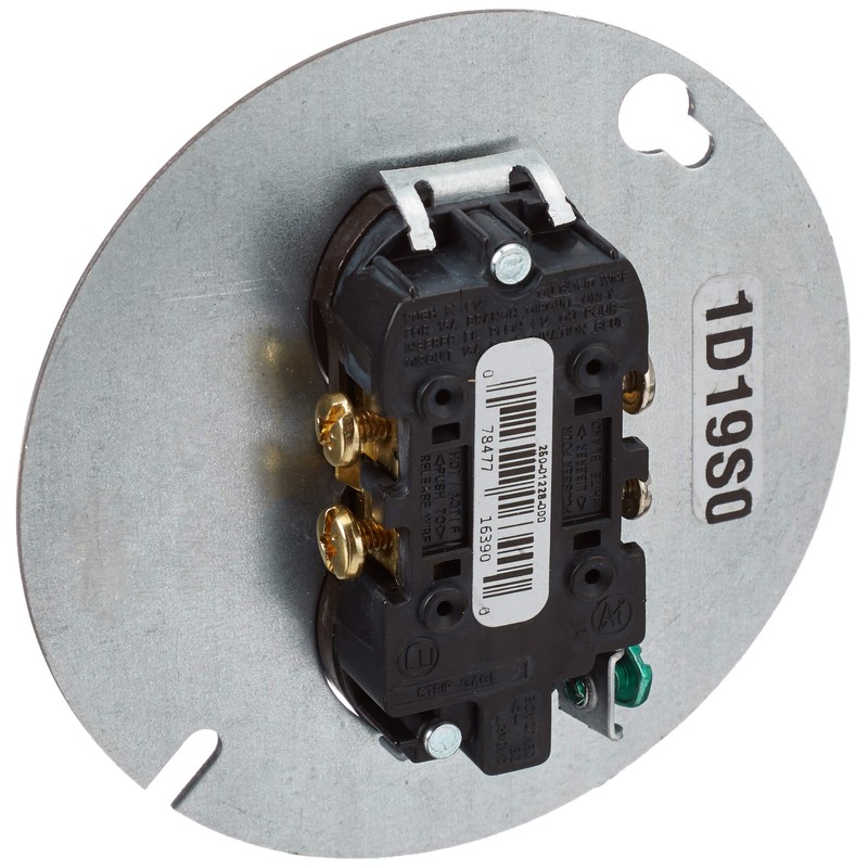 Leviton 15 Amp 125 Volt, Duplex Receptacle, with 4" Metal